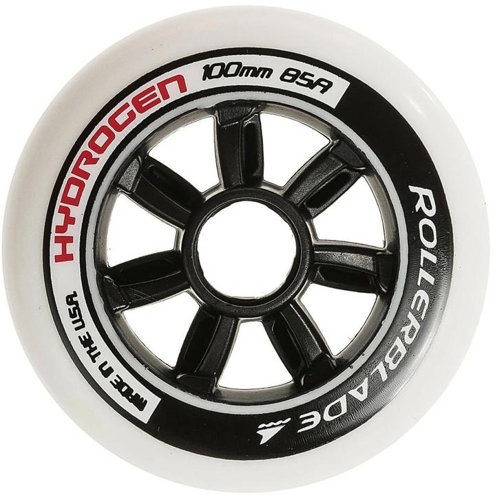 Immagine prodotto Rollerblade Set di ruote di scorta Hydrogen 100/85A, 8 ruote (100 mm, 85A)
