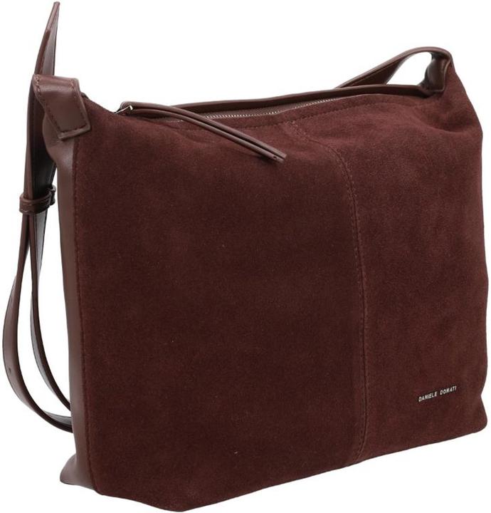 Immagine prodotto Daniele Donati Medium Schoudertas Dames - Suede - - Bruin