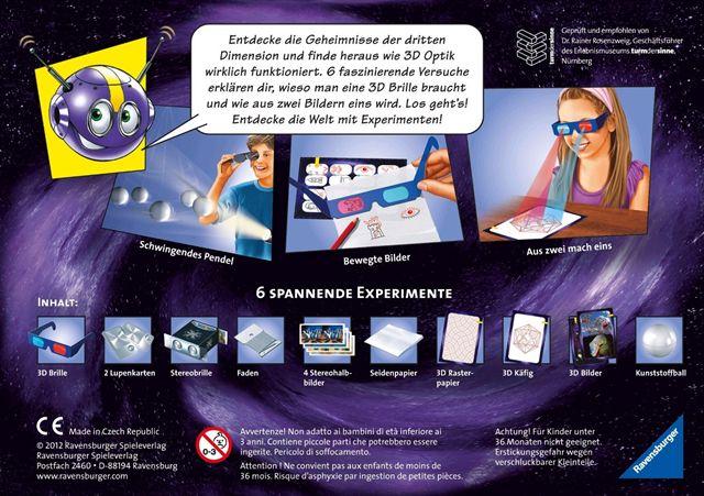 Produktbild Ravensburger ScienceX: 3D Optik