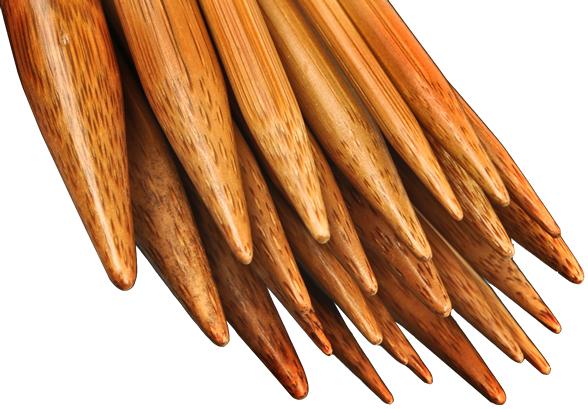 Produktbild ChiaoGoo Auswechselbare Nadelspitzen SPIN Bamboo Patina / 2 Stück