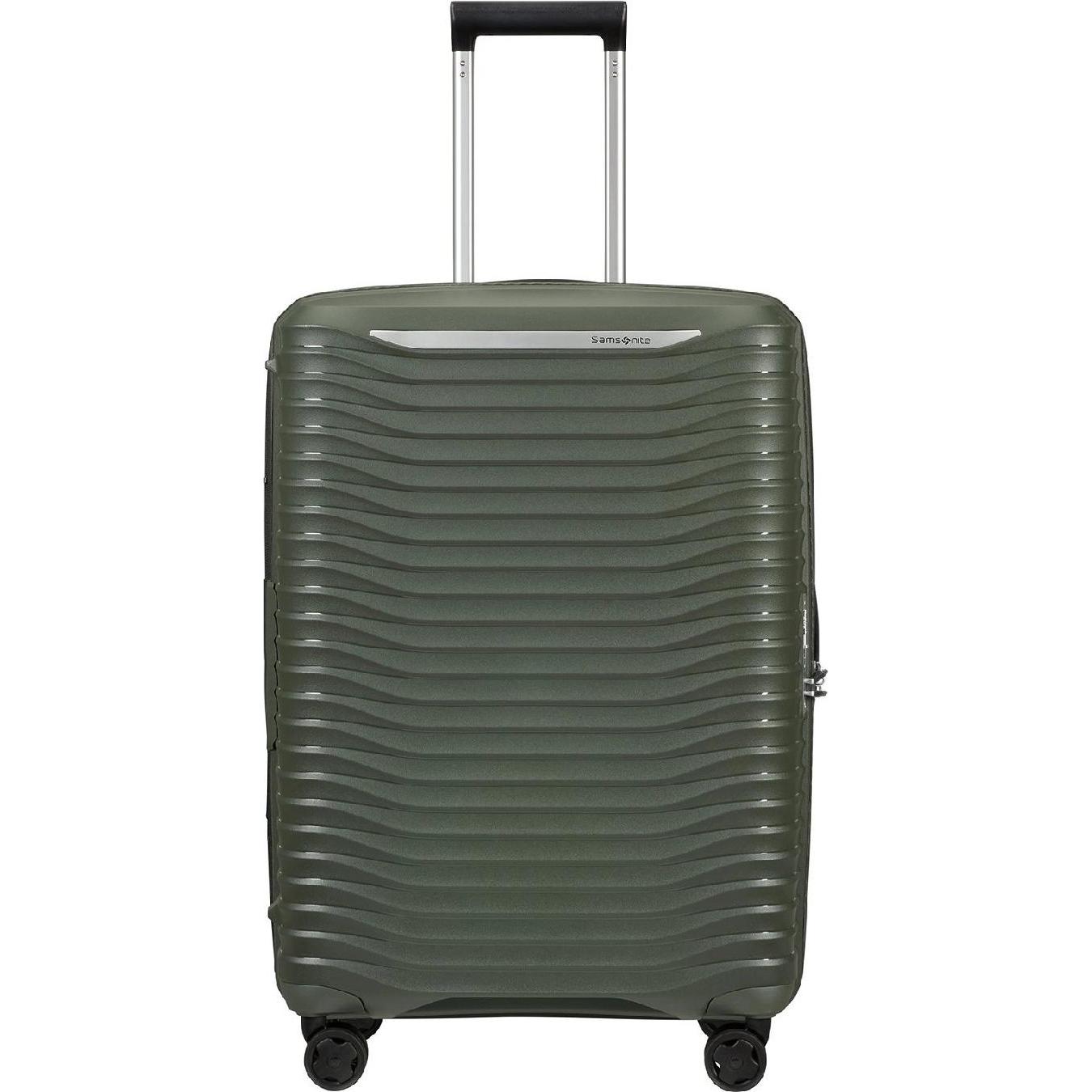 Samsonite, Valigia, Trolley Upscape Spinner 68 Espandibile per l'edera da arrampicata, Verde, (83 l)