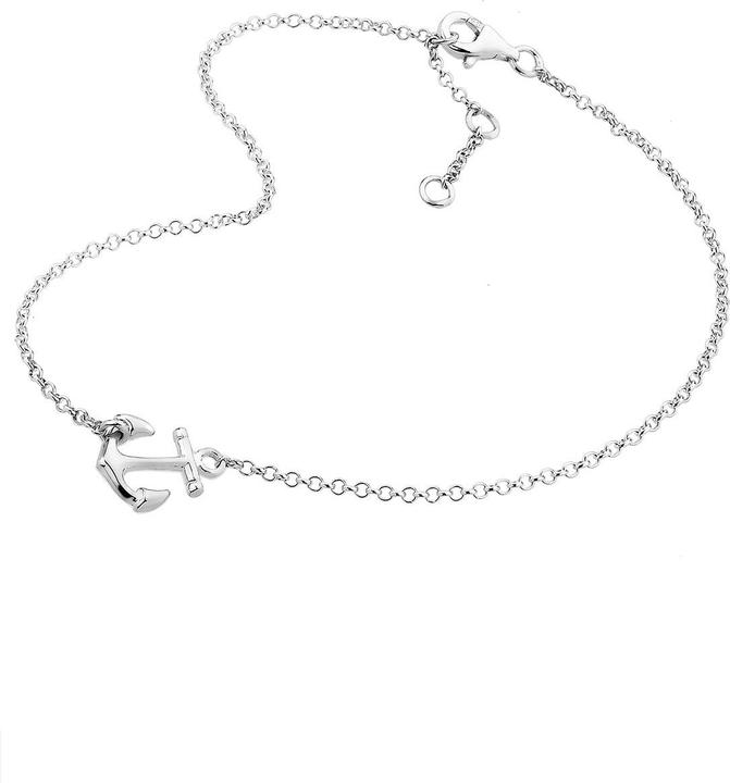 Image du produit Elli Fusskette mit Anker Symbol (Argent Sterling, 25 cm)