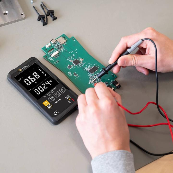 Actual product image PCE Instruments PCE-DM 6 Hand-held multimeter digital CAT III 600 V display (Counts (CAT III 600V)