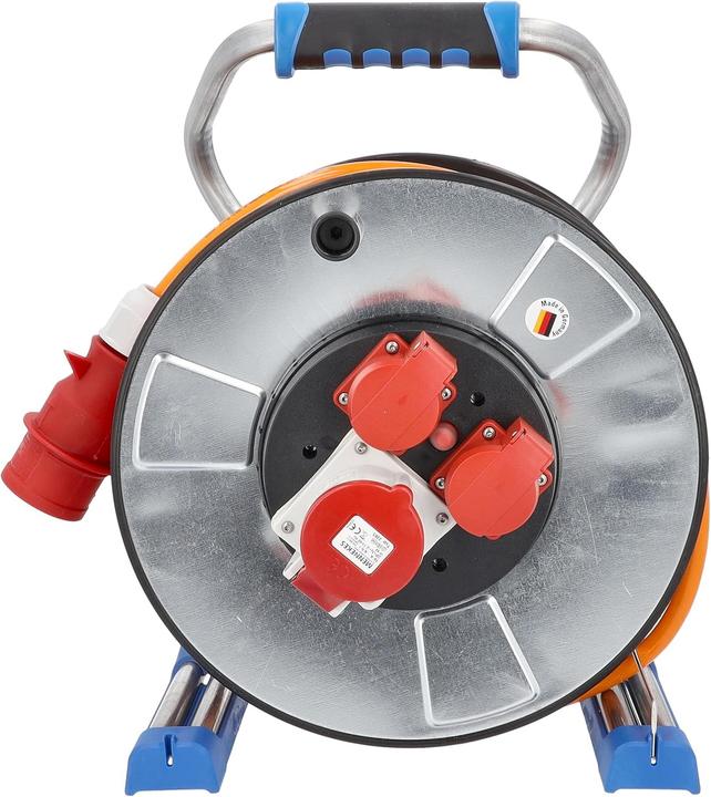 Produktbild As - Schwabe CEE Metallkabeltrommel mit Schutzisolierung (25 m, 2.50 mm²)