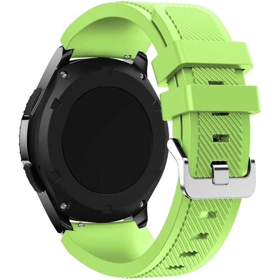 Strap-it Silikonarmband (22 mm, Silikon), Uhrenarmband, Grün