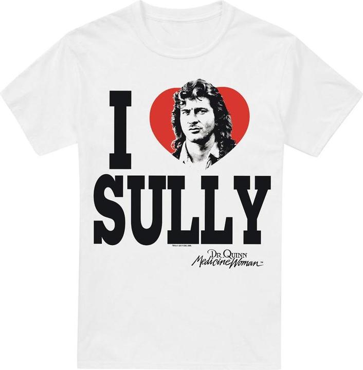 Actual product image Dr. Quinn, Medicine Woman Mens I Heart Sully T-Shirt (XL)