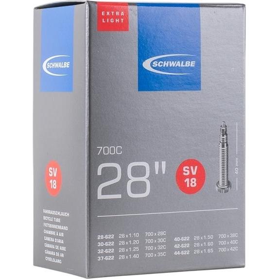 Thumbnail - Schwalbe, Veloschlauch, (Presta (SV), 28", 40 mm)