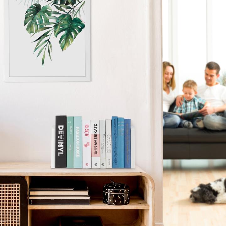 Actual product image Relaxdays 2x bookend (12 x 12 x 18 cm)