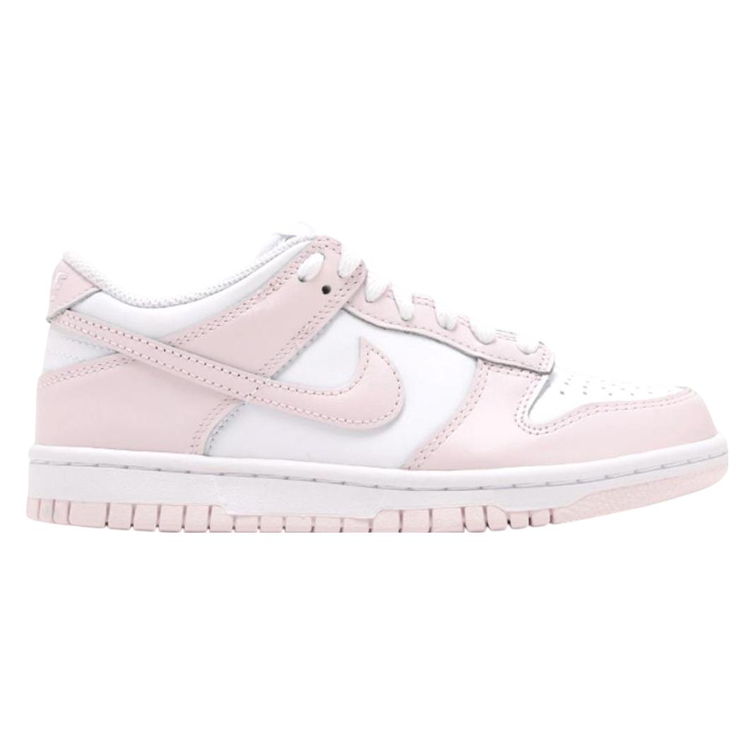 Nike, Jungen, Sneakers, Dunk Low, Weiss, Rosa, (39)