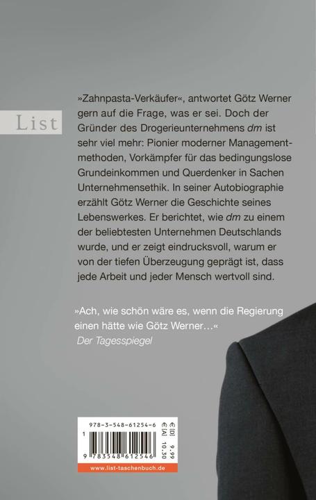 Produktbild Womit ich nie gerechnet habe (Deutsch, Götz W. Werner, 2015)