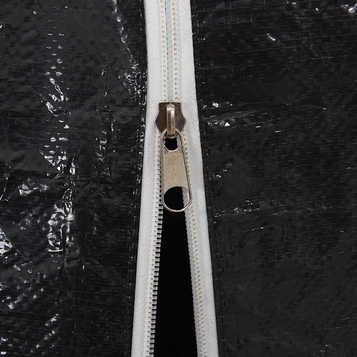 Productafbeelding vidaXL Brandhoutrek met regenhoes 100,5x40,5x110,5 cm Brandhoutrek