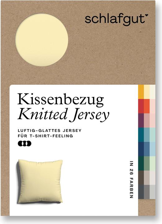 Produktbild schlafgut Knitted Jersey (Duvetbezug, 40 x 40 cm)