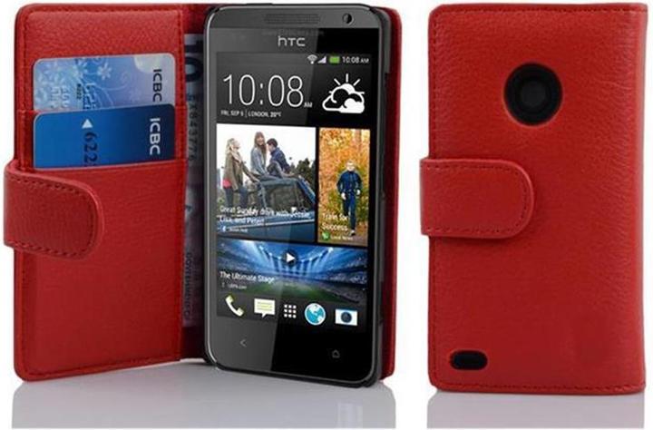 Produktbild Cadorabo Book mit Struktur Cover (HTC Desire 300)