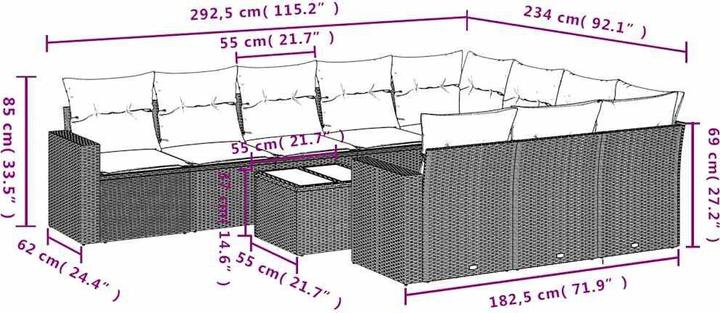 Produktbild vidaXL Jenna