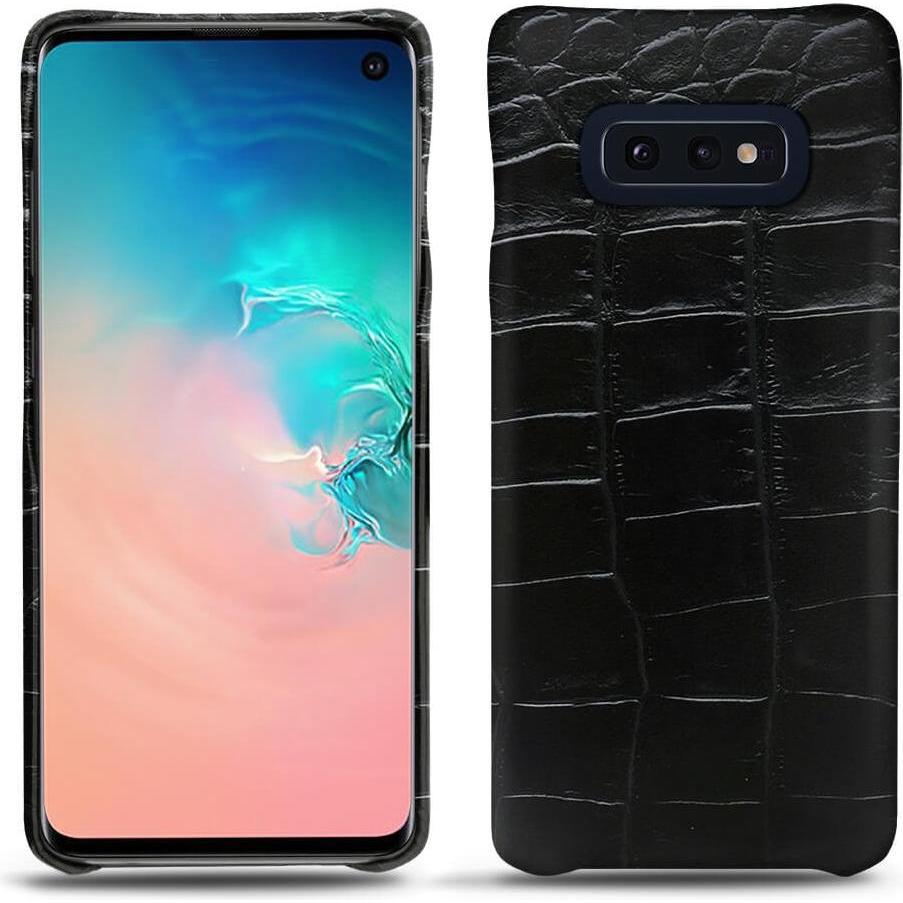 Noreve Lederschutzhülle (Samsung Galaxy S10e), Smartphone Hülle, Schwarz