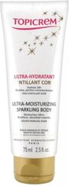 Actual product image Topicrem Ultra-Moisturising Sparkling Body 75ml (Body lotion, 75 ml)