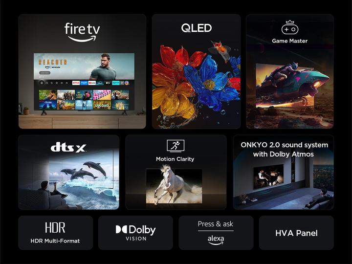 Actual product image TCL 43T6C (43", QLED, 4K, 2025)