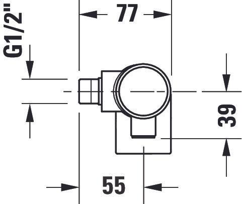 Produktbild Duravit Tulum Einhebel-Brausemischer