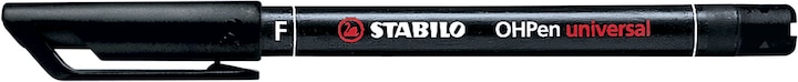 Actual product image STABILO OHPen universal foil pen permanent (Black, 0.70 mm, 1 x)