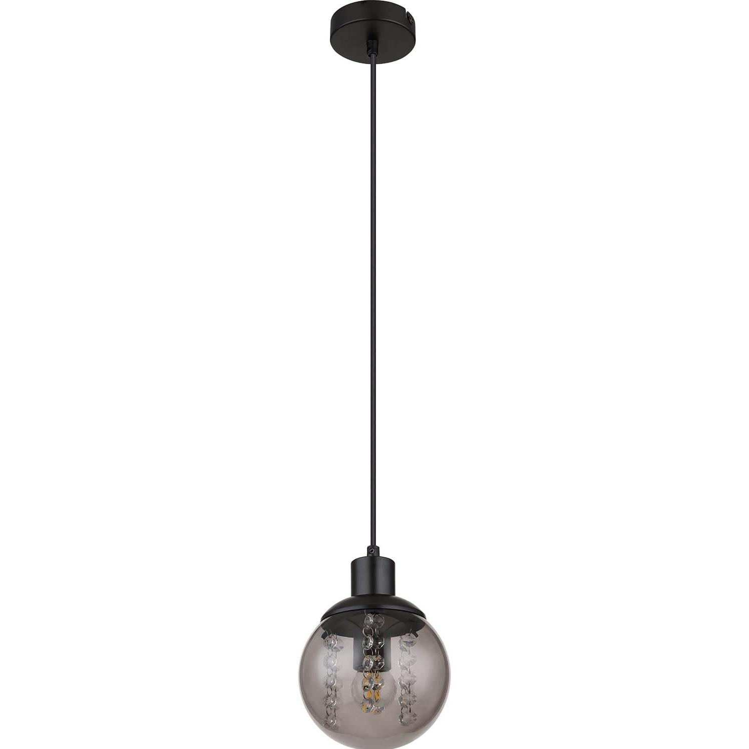 Globo, Pendelleuchte, Hängeleuchte Richard schwarz matt 1xE27 (E27)