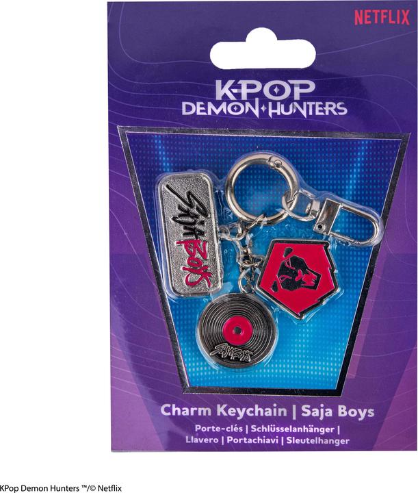 Productafbeelding Cinereplicas Kpop Demon Hunters Saja Boys Charms Keychain