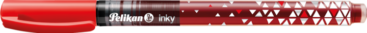 Actual product image Pelikan Ink pen Inky 273 red, blister pack visible ink level, line width: 0.5 mm (Red, 1 x)