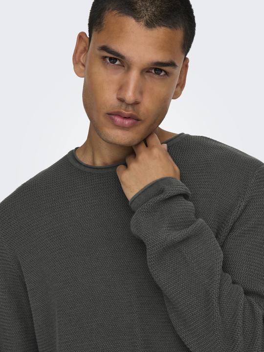 Produktbild Only & Sons Normal geschnitten Rundhalsausschnitt Pullover Strickpullover (XXL)