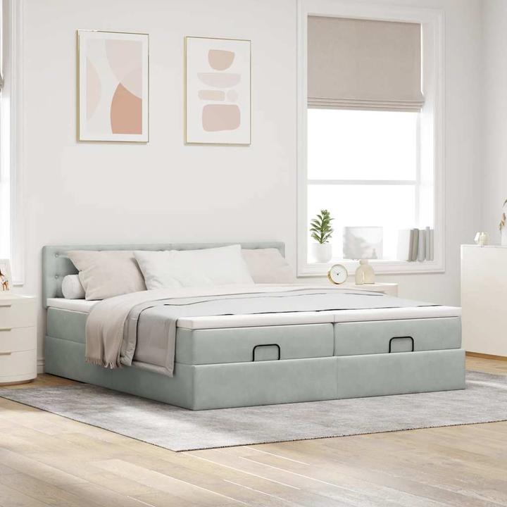 Produktbild vidaXL Ottoman-Bett (200 x 200 cm)