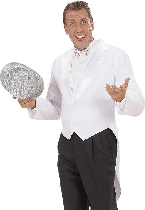 Actual product image Widmann White satin-lined tailcoat with satin collar (S)
