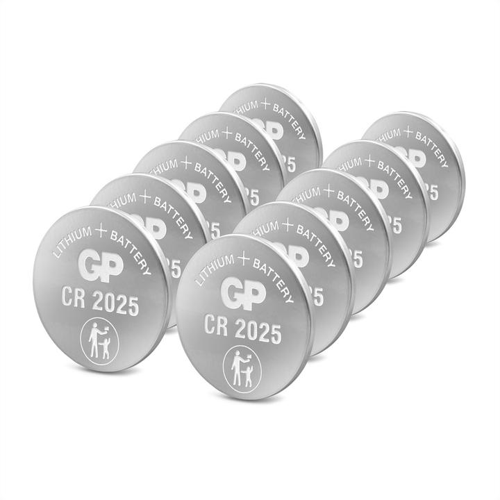 Produktbild GP Batteries Knopfzelle Lithium (10 Stk., CR2025, 160 mAh)