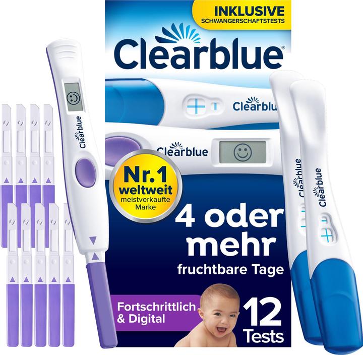 Actual product image Clearblue Ovulation and pregnancy test (1 x)