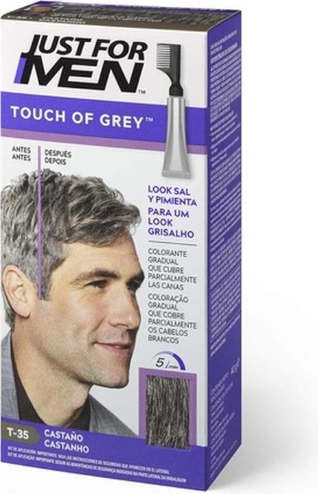 Immagine prodotto Just For Men Touch Of Grey Tono Castaño 40g (Tocco di grigio marrone)