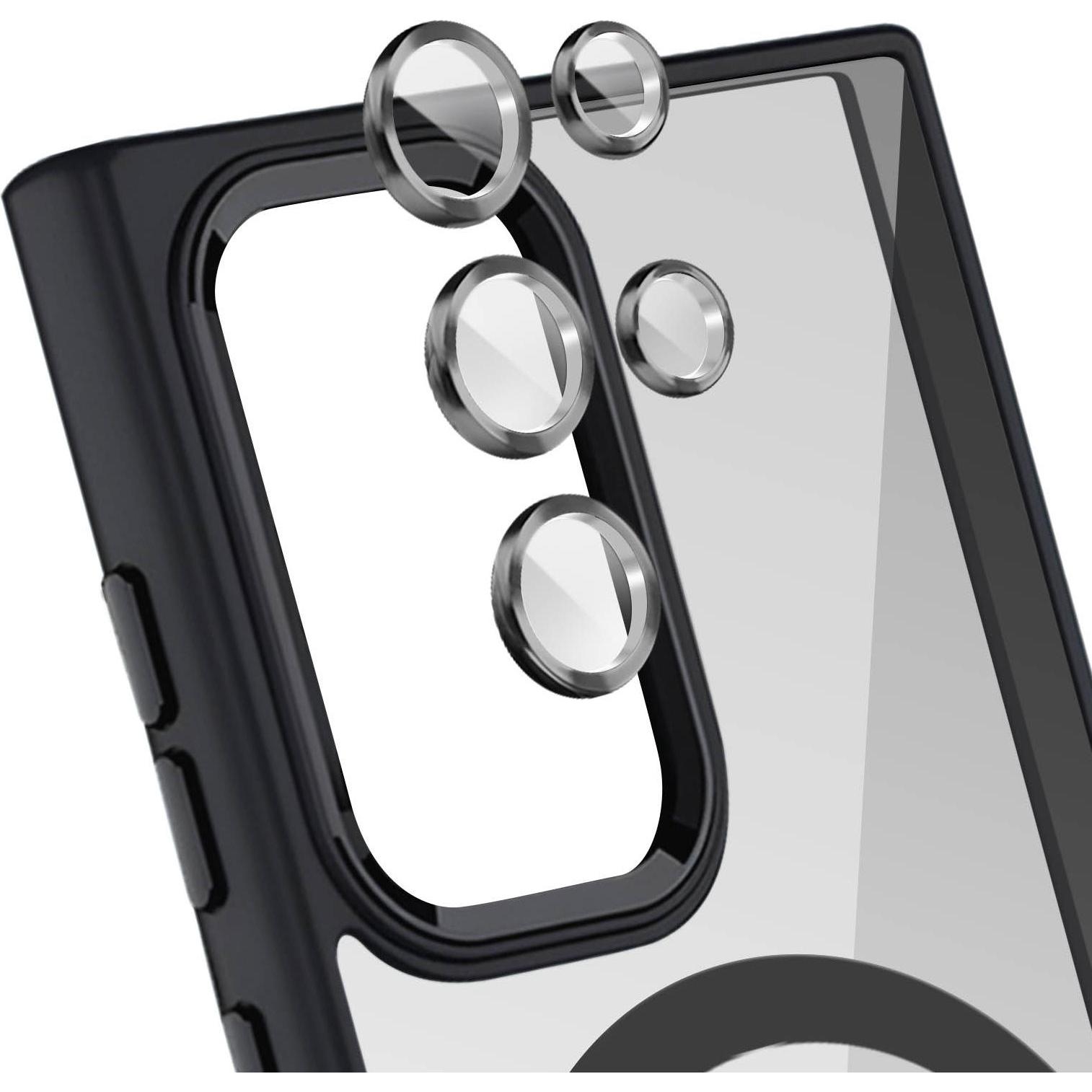 Thumbnail - Avizar RingGuard Case Series (Samsung Galaxy S24 Ultra), Smartphone Hülle, Schwarz