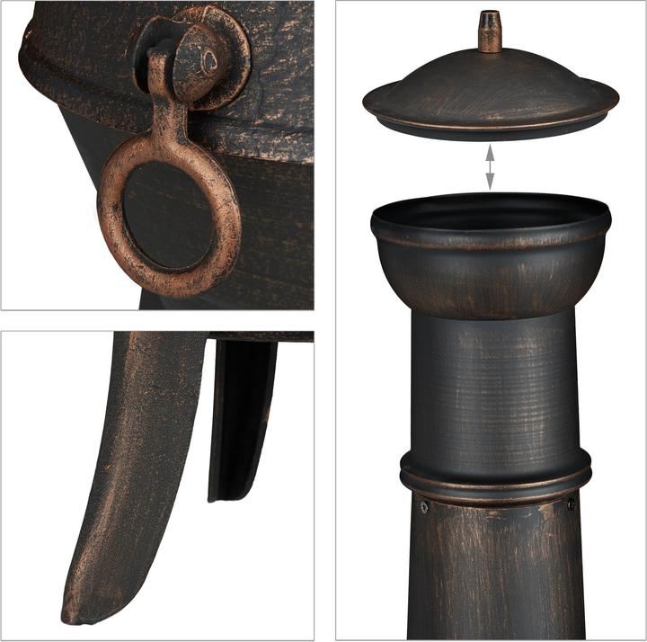 Produktbild Relaxdays Terrassenofen