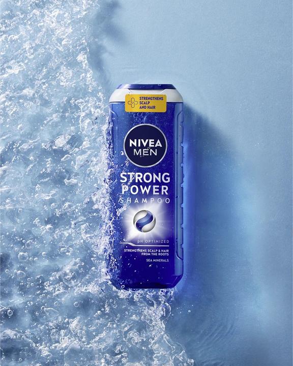 Actual product image NIVEA Men Strong Power Shampoo For Men 500ml (500 ml)