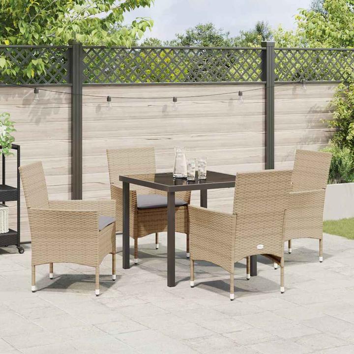 Produktbild vidaXL Garten Essgruppe (80 x 80 x 73 cm)