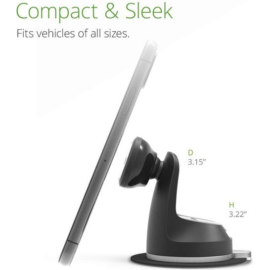 Thumbnail - iOttie iTap Magnetic 2 Dash + Windshield Mount, Smartphone Halterung, Schwarz