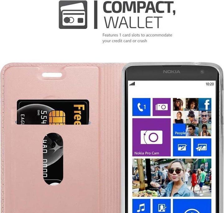Produktbild Cadorabo Book Classy Style Cover (Nokia Lumia 1020)
