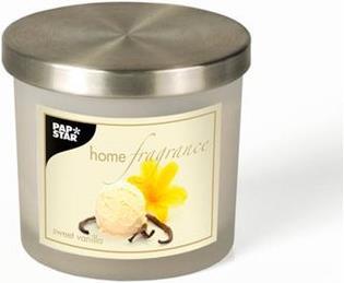 Papstar Bougie parfumée en pot Sweet Vanilla