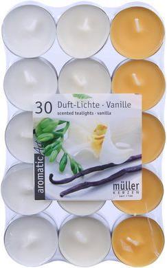 müller Kerzen Müller scented decorative light in aluminium sleeve vanilla