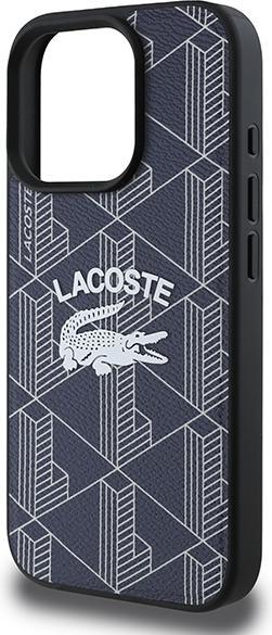 Actual product image Lacoste LCHMP16LPIGV iPhone 16 Pro 6.3" granatowy/navy hardcase Monogram Vintage Logo MagSafe (Apple iPhone 16 Pro)