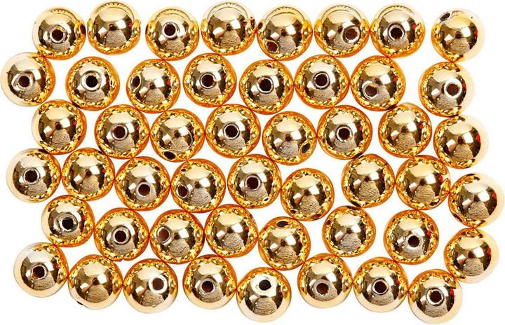 Actual product image Creativ Company Gold beads, 100 pieces.