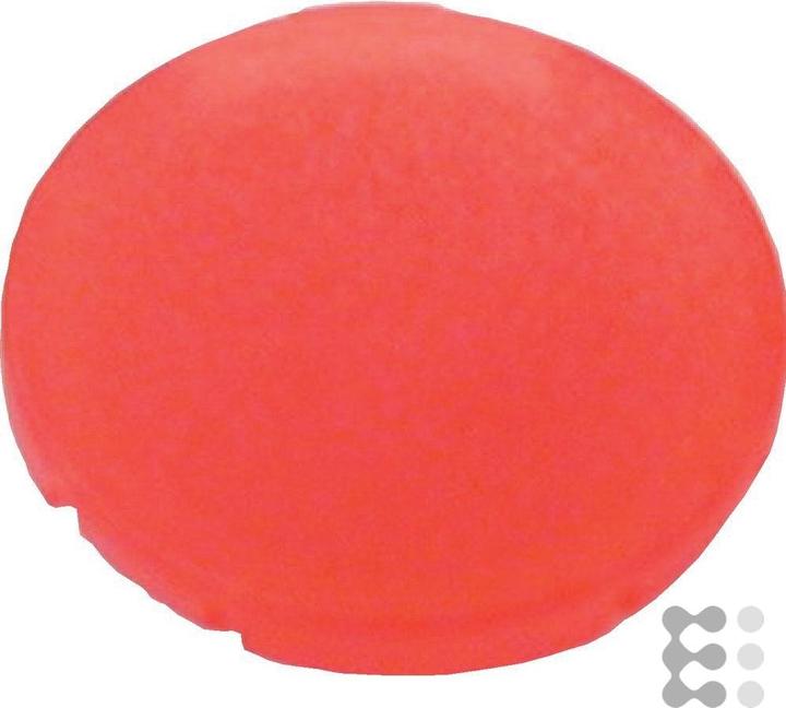 Actual product image Eaton 216442 Button lens, flat red, blank