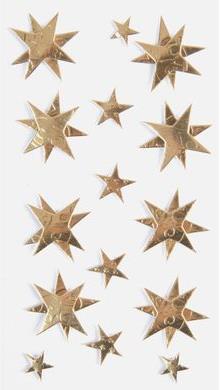 Produktbild Heyda Weihnachtssticker Sterne gold (1 Sticker)