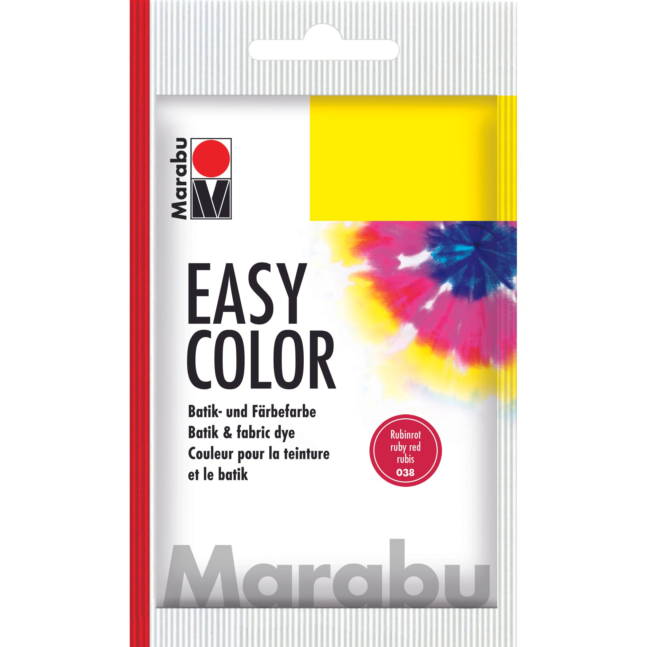 Marabu, Künstlerfarbe + Bastelfarbe, Handfärbefarbe FashionColor (Rubinrot)