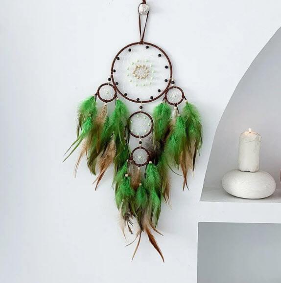 Image du produit Cover-Discount XXL Attrape-rêves Dream Catcher Vert
