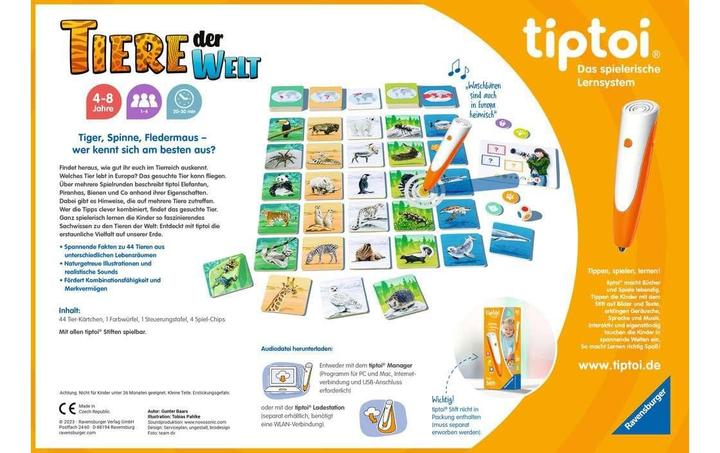 Produktbild tiptoi Tiere der Welt (Deutsch)
