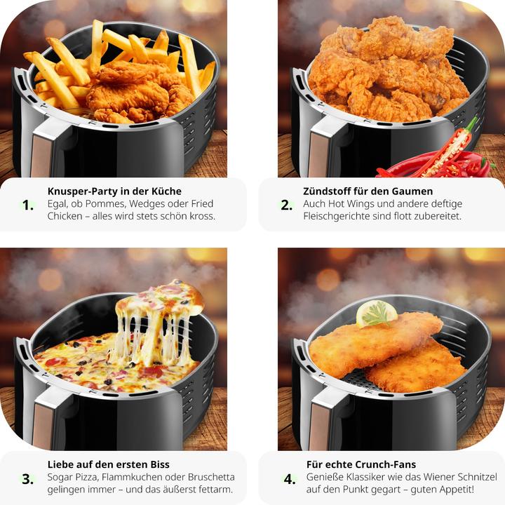 Immagine prodotto tectake Friggitrice ad aria calda Mika