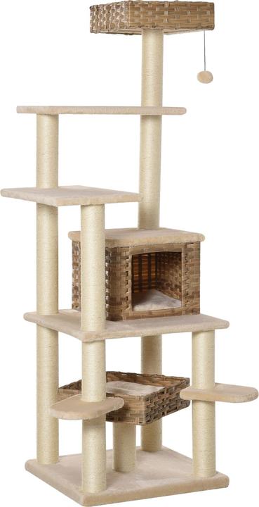 Actual product image Jamb Scratching post (174 cm, Brown)