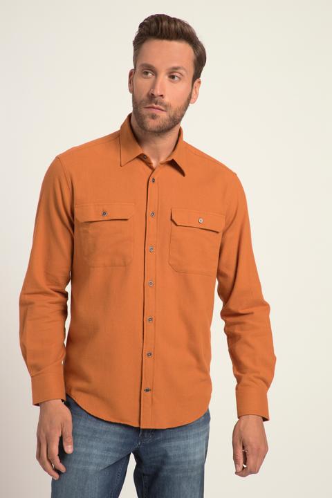 Produktbild JP1880 Flanellhemd, Langarm, Kentkragen, Modern Fit (XXL)